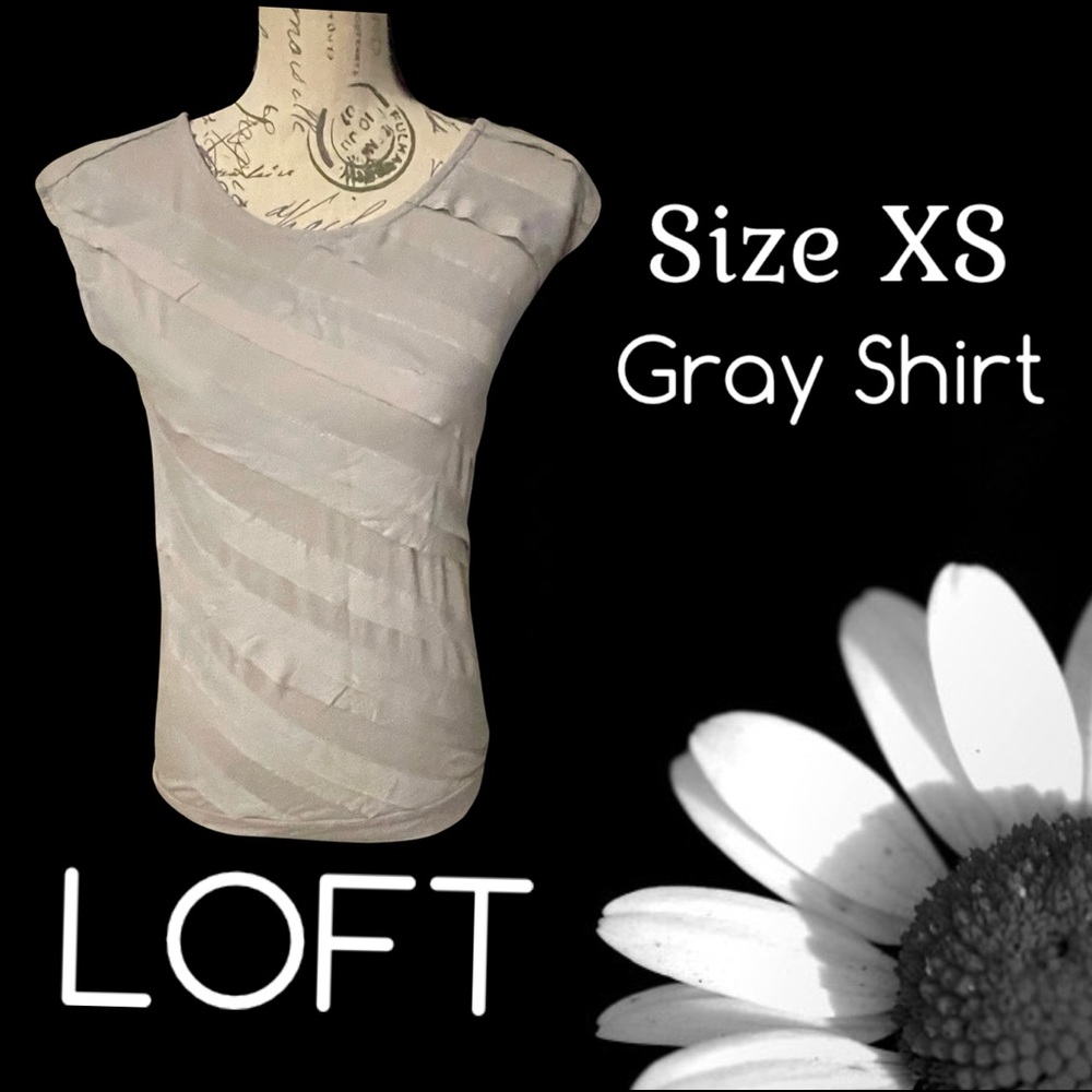 Size XS Gray Sleeveless Shirt by LOFT